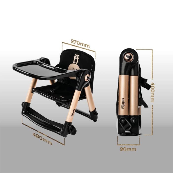 Apramo Flippa Dining Booster Folding Dining Chair / 6 Months to 3 Years - 2
