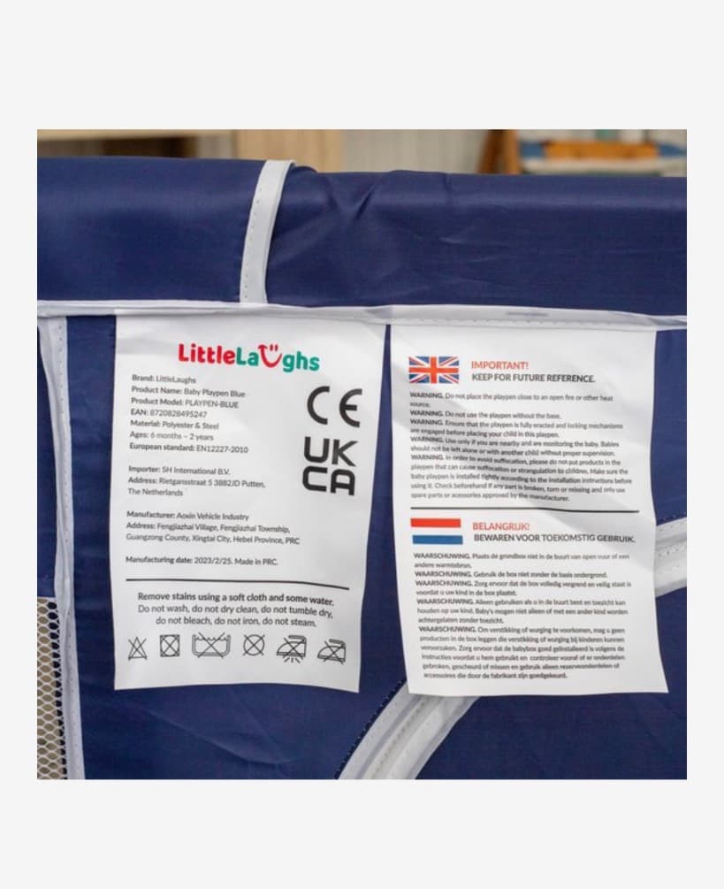 Little Laughs - Box pieghevole e facile da trasportare - 4