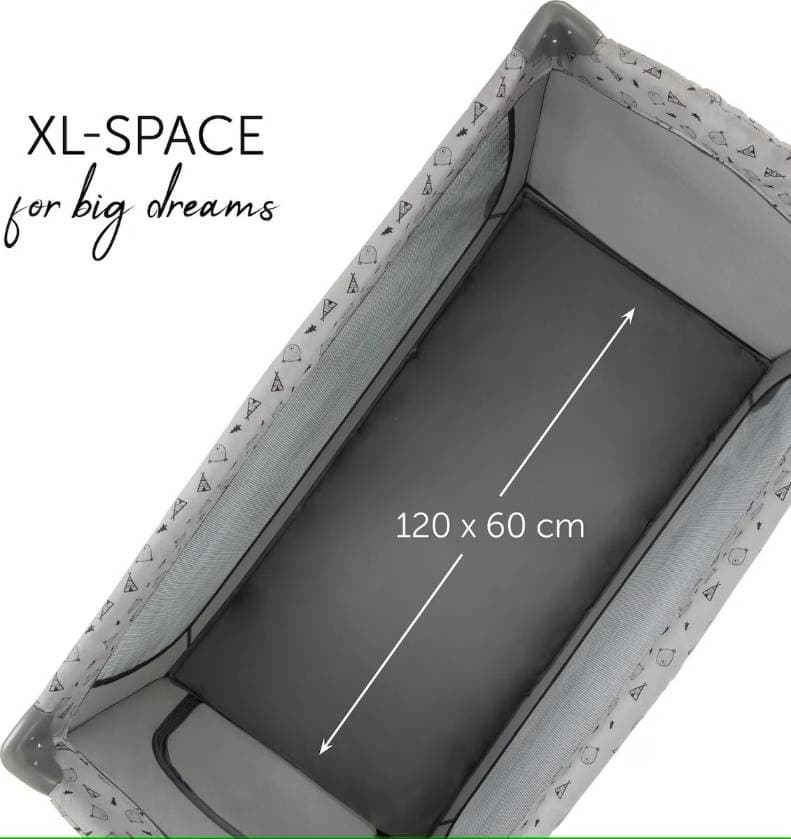 Lettino da viaggio con materasso (60 x 120 cm) | Sleep N Play Centre - 2