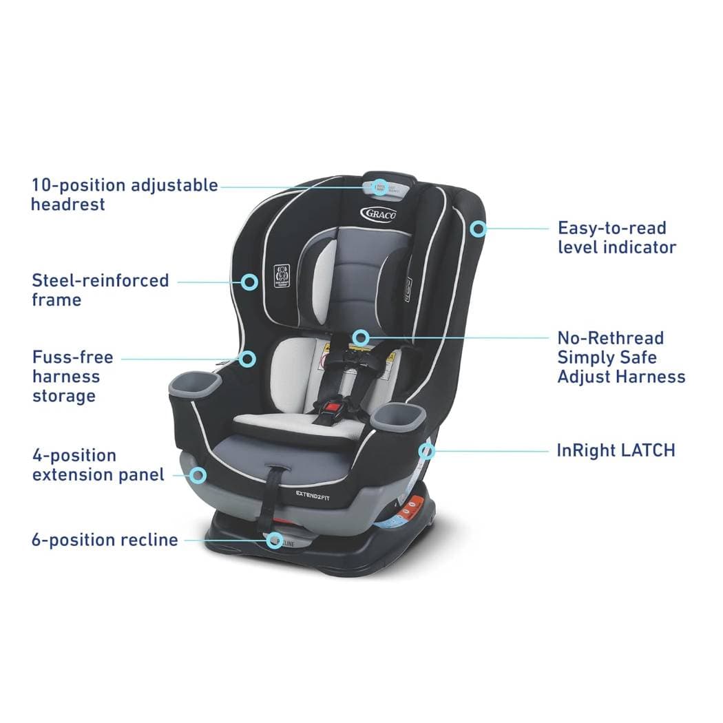 Graco Extend2Fit Convertible Car Seat9 - 2
