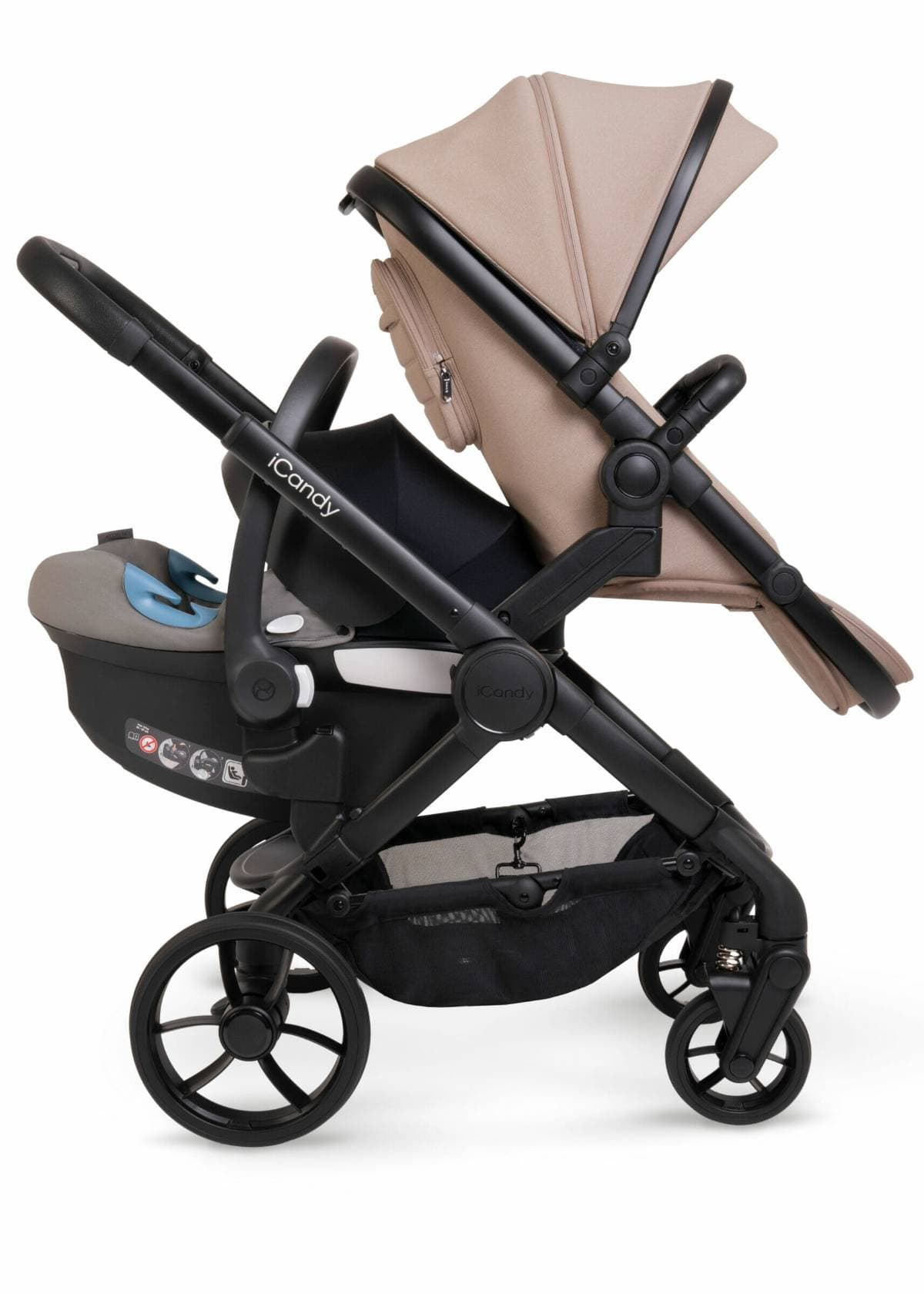 Passeggino doppio iCandy Peach 7 - Navicella + passeggino (per 2 bambini di età diverse) - 3
