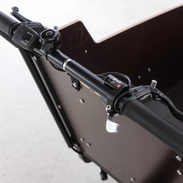 CARGOBIKE con 2 batterie grandi/Ottimo trasporto/Prezzo di noleggio più basso/Parapioggia per mantenere i tuoi piccoli asciutti! - 2